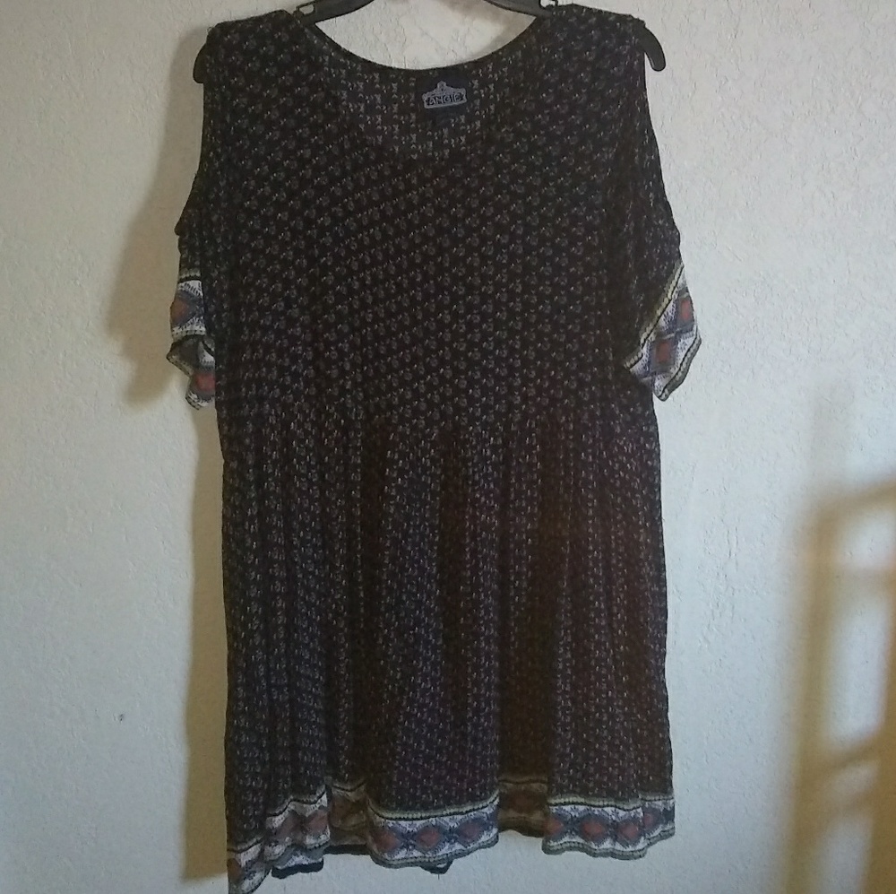 Angie Cold Shoulder Dress